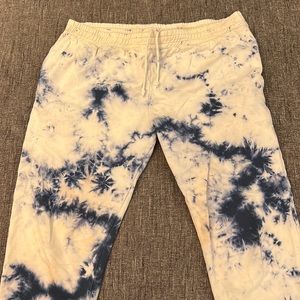 Tie Dye Blue Sweatpants